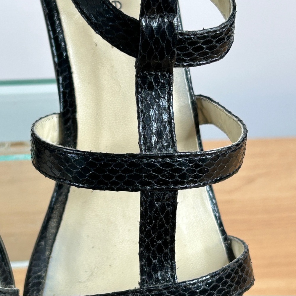 Max And Cleo Women's Sandals Wedge Size 9 Black and Brown - Picture 14 of 16